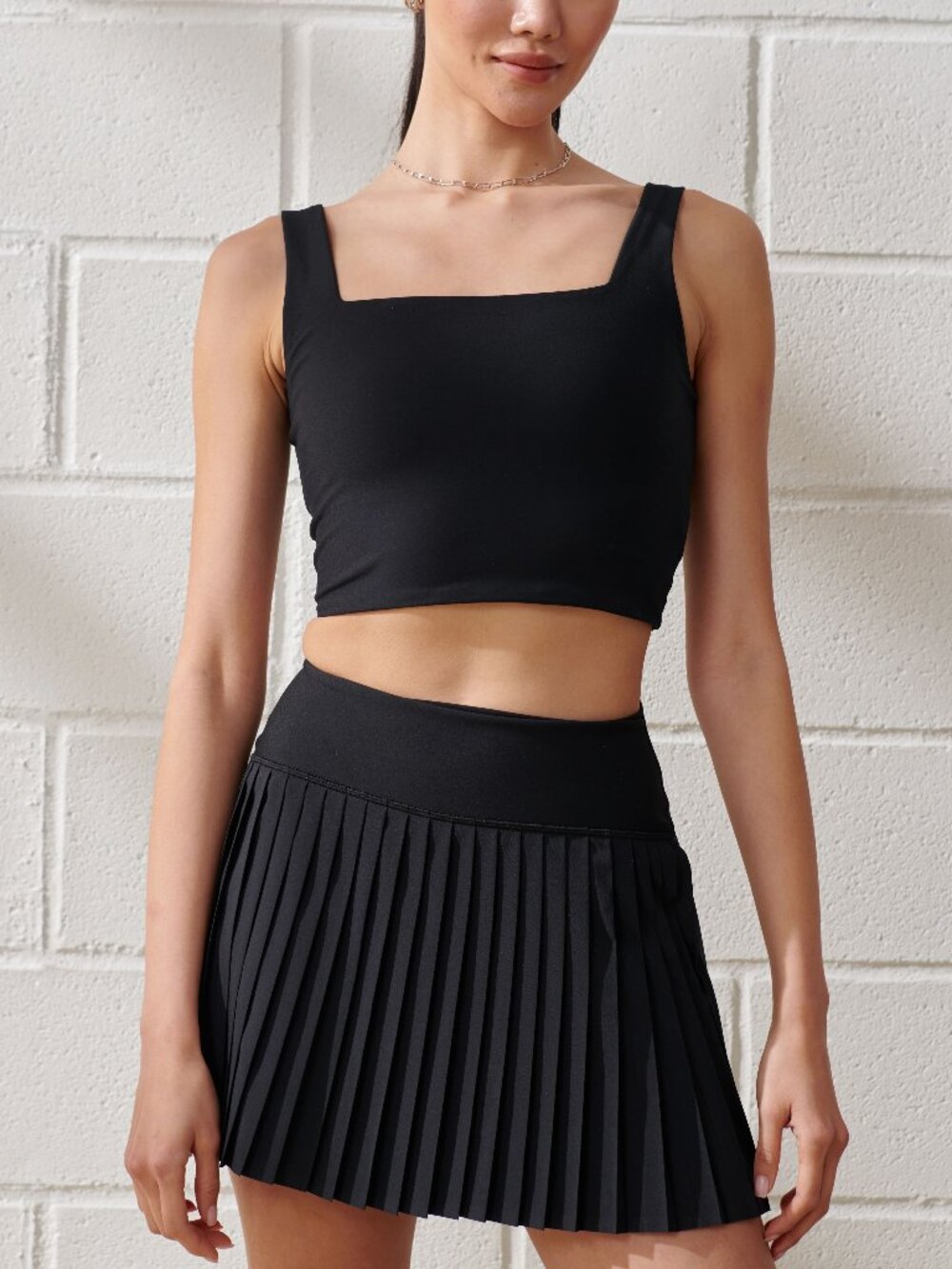 Abercrombie & Fitch / YPB Onyx Squareneck Tank size Small